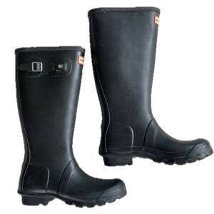 Hunter Kids Size Boy 4/ Girl 5 Original Rain Black Boots